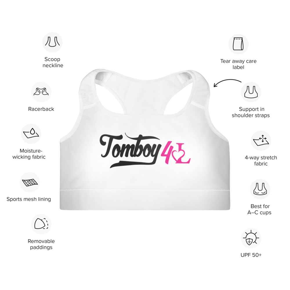 All-Over Print Padded Sports Bra - Image 4