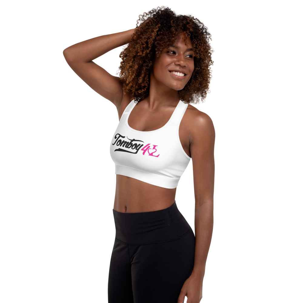 All-Over Print Padded Sports Bra - Image 5