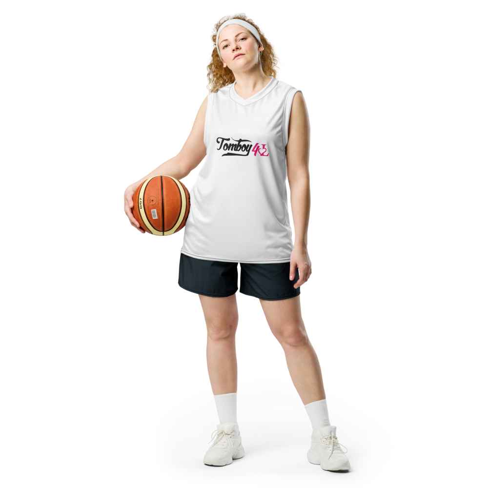 All-Over Print Recycled Unisex Basketball Jersey - Image 2