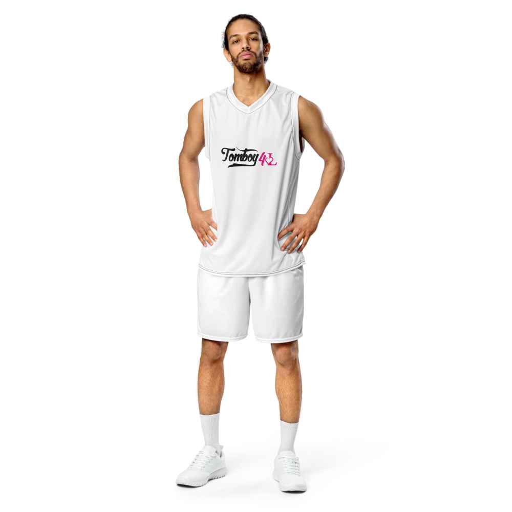 All-Over Print Recycled Unisex Basketball Jersey - Image 5